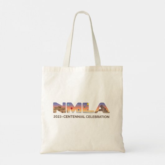 NMLA-canvas tas voor honderdjarige logo (Achterkant)