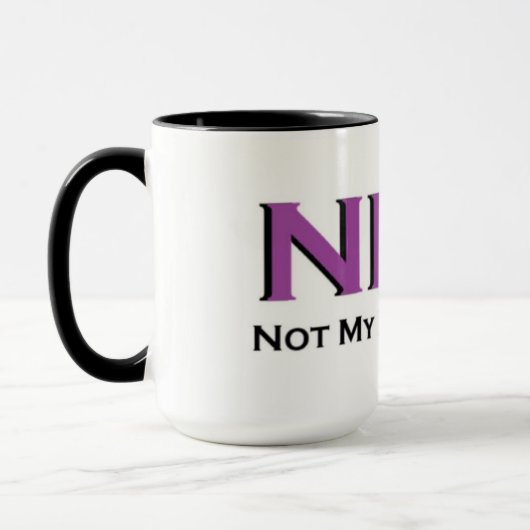NMP-Het is mijn probleem niet! Mok (Links)