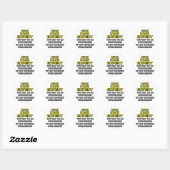 NMR-expert...superieure intelligentie Ronde Sticker (Vel)