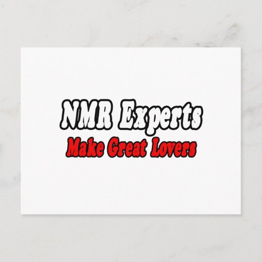 NMR-experts zijn geliefden Briefkaart (Voorkant)