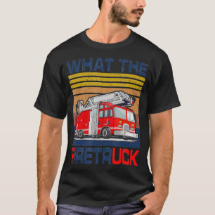 Nn What the Firetruck Funny Fibrandweerman T-shirt