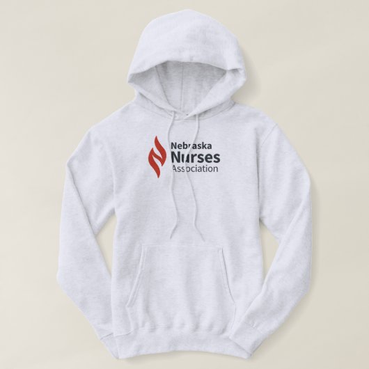 NNA Logo Lichtgekleurde Hoodie (Design voorkant)