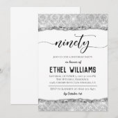 Nnegentiety Diamond Birthday Uitnodiging (Voorkant / Achterkant)