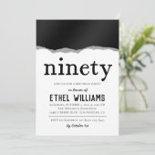 Nnegentiety Diamond Birthday Uitnodiging (Staand voorkant)