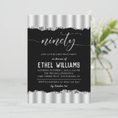 Nnegentiety Diamond Birthday Uitnodiging (Staand voorkant)