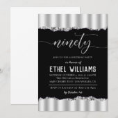 Nnegentiety Diamond Birthday Uitnodiging (Voorkant / Achterkant)