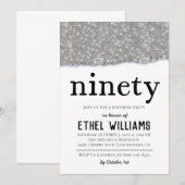 Nnegentiety Diamond Birthday Uitnodiging (Voorkant / Achterkant)