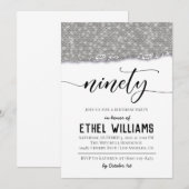 Nnegentiety Diamond Birthday Uitnodiging (Voorkant / Achterkant)