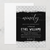 Nnegentiety Diamond Birthday Uitnodiging (Voorkant / Achterkant)
