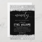 Nnegentiety Diamond Birthday Uitnodiging (Voorkant / Achterkant)