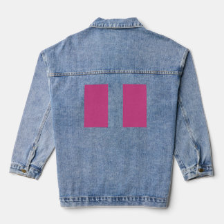 NNOONN SIMPLE LOGO CELL ANGEL DENIM JACKET