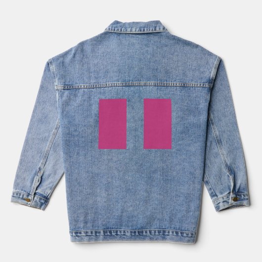 NNOONN SIMPLE LOGO CELL ANGEL DENIM JACKET (Achterkant)