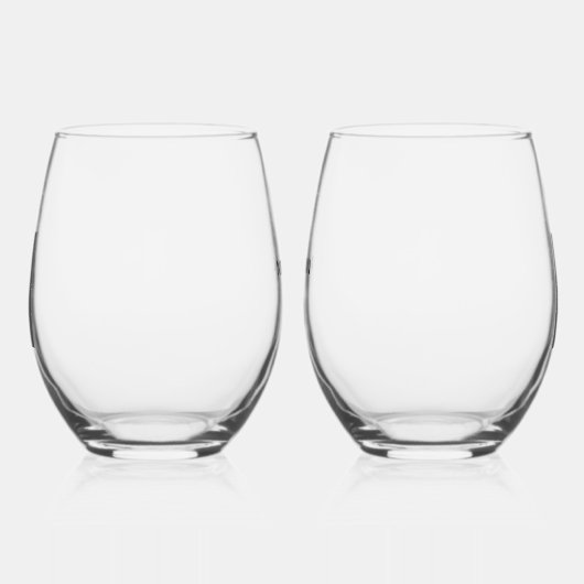 NNOONN SIMPLE LOGO CELL WINEGLASS WIJNGLAS ZONDER VOET (Rechts)