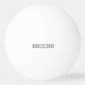 NNOONN SIMPLE LOGO ONE STAR PING PONG BALL (Voorkant)
