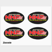 NNR ovale liga logo Ovale Sticker (Vel)