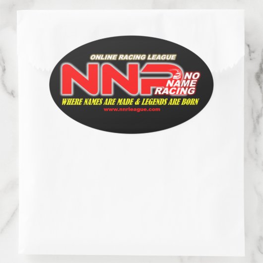 NNR ovale liga logo Ovale Sticker (Tas)