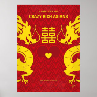 No1094 My Crazy Rich Asians miniem film Poster