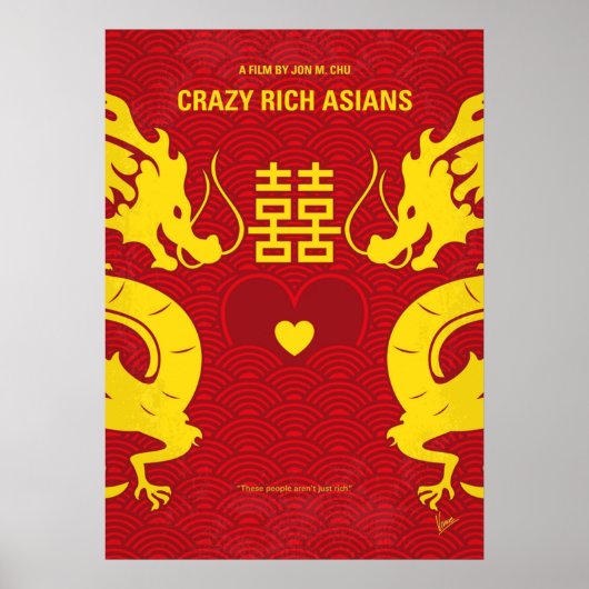 No1094 My Crazy Rich Asians miniem film Poster (Voorkant)