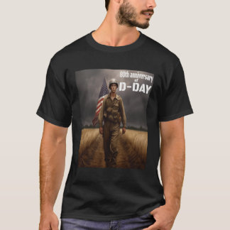 No1 80th Jubileum WW2 Normandië Landings T-shirt