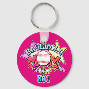 No1 Baseball Ma Key Ring Sleutelhanger