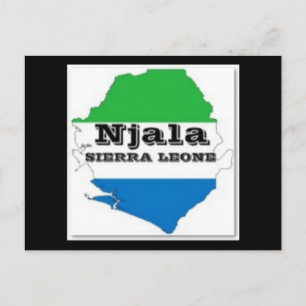 No1 SIERRA LEONE T-SHIRT EN ETC Briefkaart