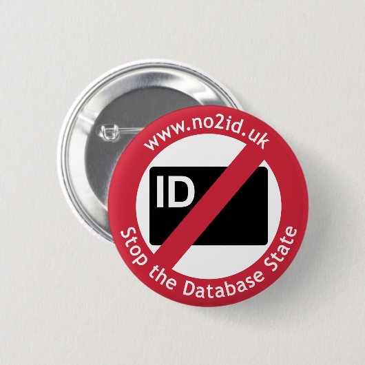 NO2ID Button Badge (Voorkant /achterkant)