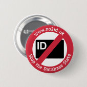 NO2ID Knopspeld (KLASSIEK) Ronde Button 5,7 Cm (Voorkant /achterkant)