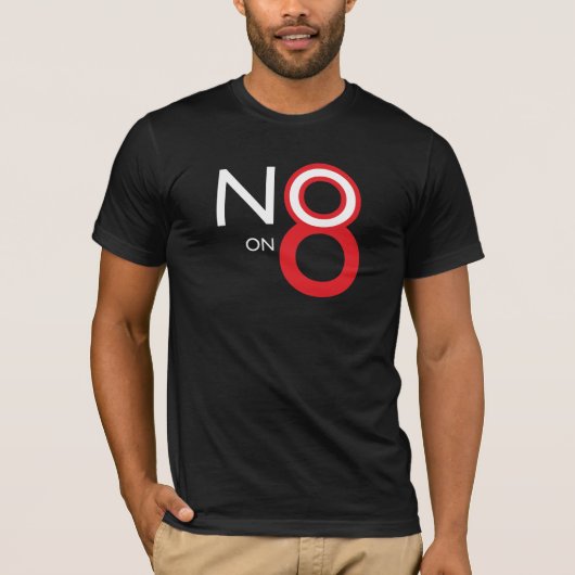 NO8 / Nee op 8 T-shirt (Voorkant)