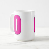 No. 06 – Stijlvolle Numeric Statement Art Koffiemok (Voorkant links)