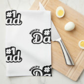 No.1 Dad Theedoek (Quarter Fold)