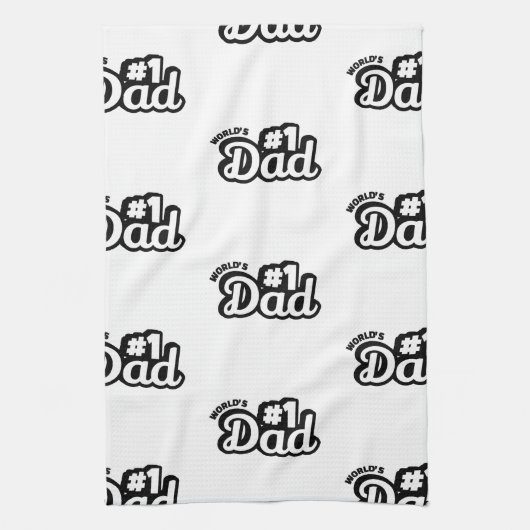 No.1 Dad Theedoek (Verticaal)