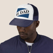 No 1 Dad Trucker Hat Trucker Pet (In situ)