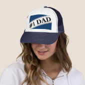 No 1 Dad Trucker Hat Trucker Pet (In situ)