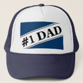 No 1 Dad Trucker Hat Trucker Pet (Voorkant)