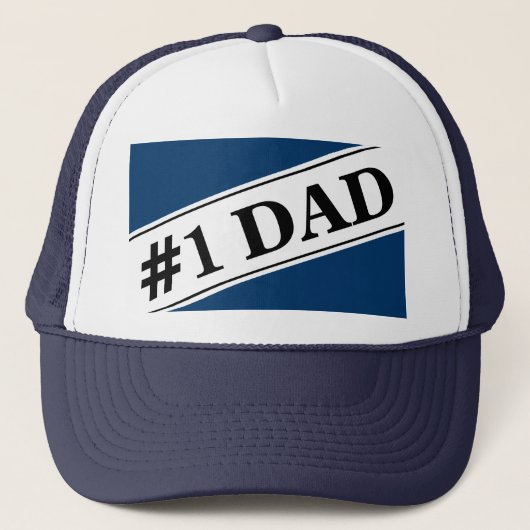 No 1 Dad Trucker Hat Trucker Pet (Voorkant)