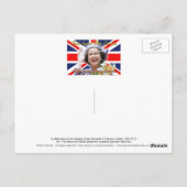 No.1 HM het Diamanten jubileum van Koningin Briefkaart (Achterkant)