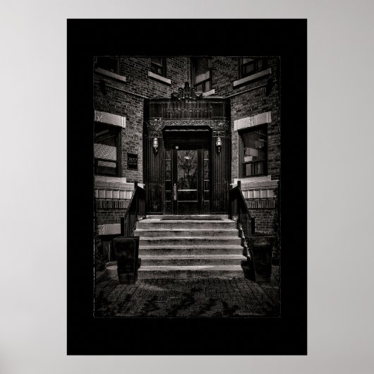 No 2837 Yonge St 1 with Border Poster (Voorkant)