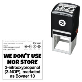 NO 3-NOP van RoseWrites Self Inking Rubber Stamp Zelfinktende Stempel