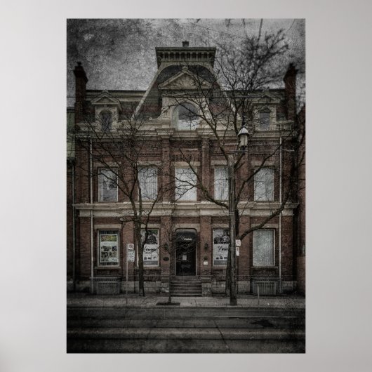 No 496 Queen St E 2 Old Film Version Poster (Voorkant)