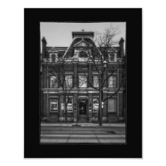 No 496 Queen St E 4 with Border Foto Afdruk (Voorkant)