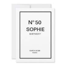 No 50 French Chic 50th Birthday Party