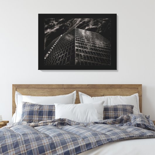 No 5700 Yonge St 1 met grens Canvas Afdruk (Insitu (Slaapkamer))