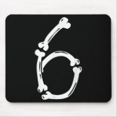 No 6 Couple Costume Duo 67 Six Seven Meme Funny 6  Muismat (Voorkant)