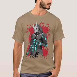 No 8 anime ontwerp vrienden t-shirt