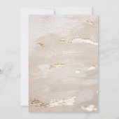 NO AGE Modern Elegant Faux Gold Foil Verjaardag Kaart (Achterkant)