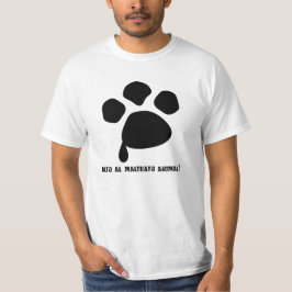 NO AL MALTRATO ANIMAL T-SHIRT
