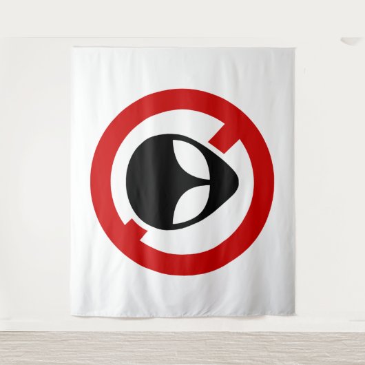 NO ALIENS WANDKLEED (Voorkant)