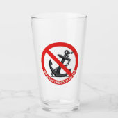 No attachments in my life glas (Voorkant)