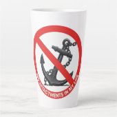 No attachments in my life latte mok (Voorkant)