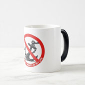 No attachments in my life magische mok (Voorkant rechts)